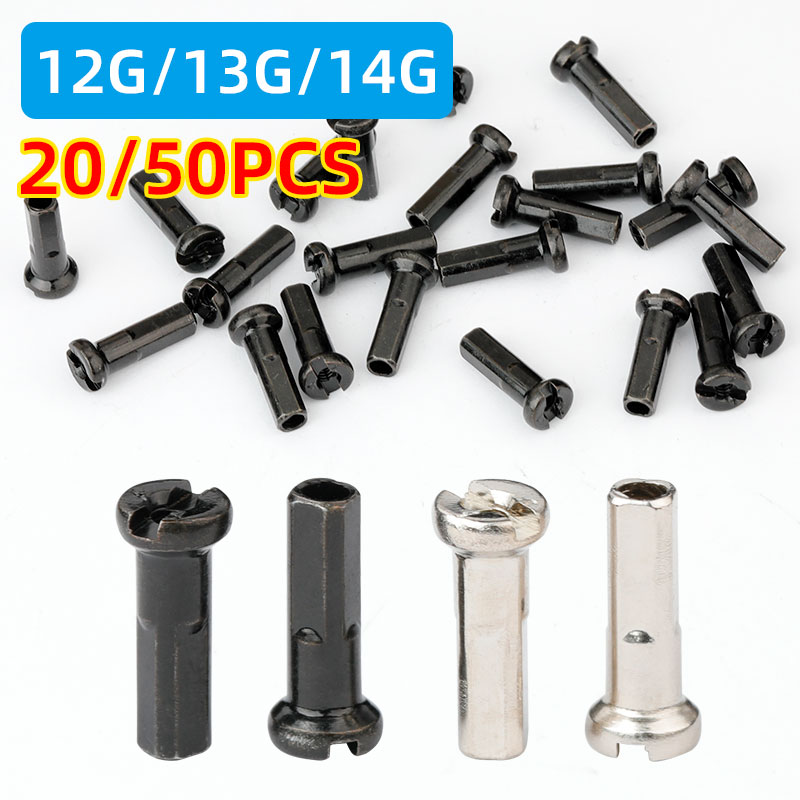 Spoke Nipple Brass - 20/50 pièces de capuchons de rayons