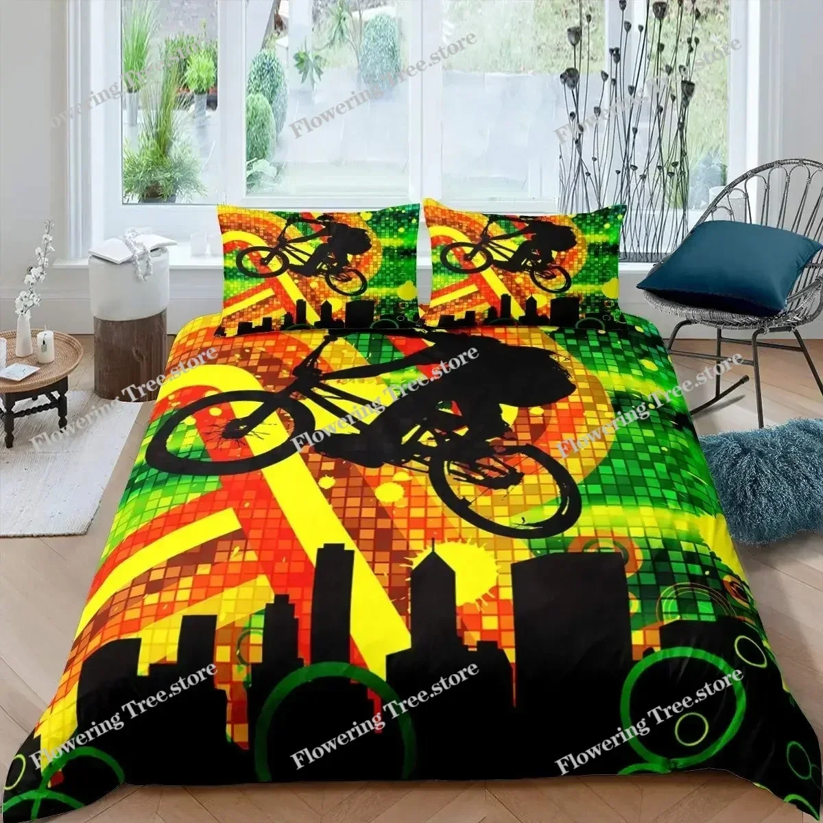 Parure de lit pour vélo en mic - Mountain Biking Europe avis et prix