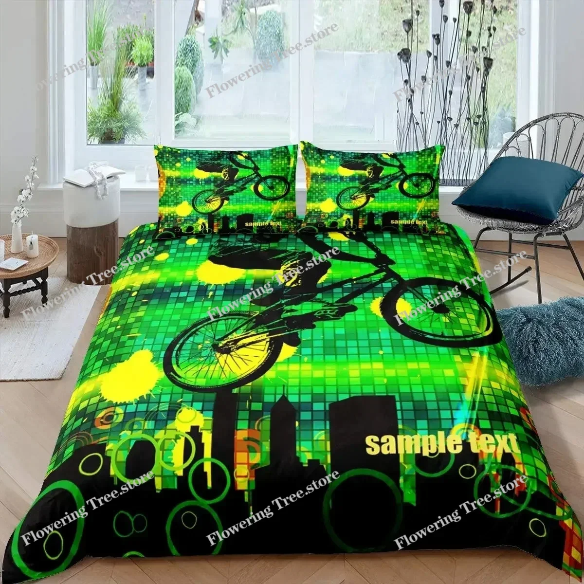 Parure de lit pour vélo en mic - Mountain Biking Europe avis et prix